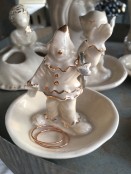 Ceramic Figure Ring/Jewelry Holder (wholesale only)
