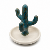 Handcrafted Ceramic Cactus Ring Holder | Desert Jewelry Organizer | Ring Display Dish Handcrafted Ceramic Cactus Ring Holder | Desert Jewelry Organizer | Ring Display Dish