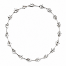 Hand Cast Sterling Silver Daisy Chain Necklace | Bracelet | Anklet Hand Cast Sterling Silver Daisy Chain Necklace | Bracelet | Anklet