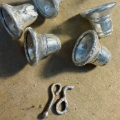 Hand Cast Holly Jolly Jingle Bell