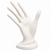 Ceramic Vintage-Inspired Ceramic Hand Ring Display
