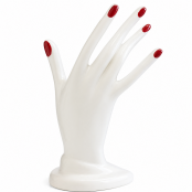 Ceramic Vintage-Inspired Ceramic Hand Ring Display