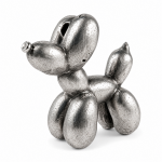 Handcrafted Sterling Silver Balloon Dog Charm | Lost Wax Cast Balloon Animal Pendant