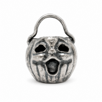 Vintage Paper Mâché Pumpkin Candy Basket Charm