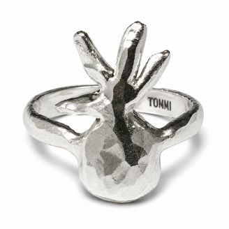 Hand Sculpted & Cast Sterling Silver Ring (Pineapple or Cactus) Hand Sculpted & Cast Sterling Silver Ring (Pineapple or Cactus)