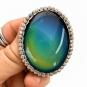 Sterling Silver Color Changing Mood Ring Sterling Silver Color Changing Mood Ring