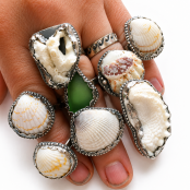 Custom Sterling Silver Costal Collection Souvenir Ring Custom Sterling Silver Costal Collection Souvenir Ring