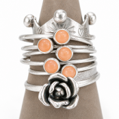 Sterling Silver 4mm Gemstone Stacking Ring Sterling Silver 4mm Gemstone Stacking Ring