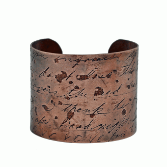 Custom Etched Cuff Bracelet