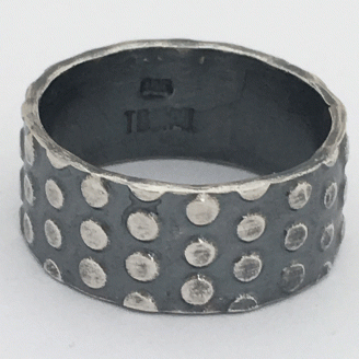 Sterling Dots Ring