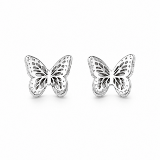 Hand Cast Butterfly Earring Studs Hand Cast Butterfly Earring Studs