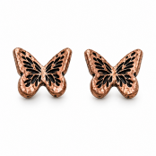 Hand Cast Butterfly Earring Studs Hand Cast Butterfly Earring Studs