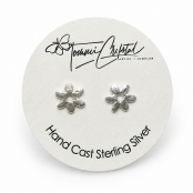 Hand Cast Daisy Earring Studs Hand Cast Daisy Earring Studs