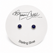 Lapis Lazuli Sterling Silver Stud Earrings
