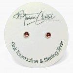 Pink Tourmaline Gemstone Sterling Silver Stud Earrings Pink Tourmaline Gemstone Sterling Silver Stud Earrings