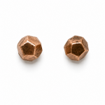Geometric Stud Earrings – Hand Cast 925 Sterling Silver