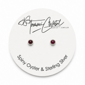 Spiny Oyster Shell Sterling Silver Earring Studs Spiny Oyster Shell Sterling Silver Earring Studs