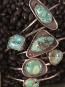 Natural Turquoise & Sterling Silver Cuff